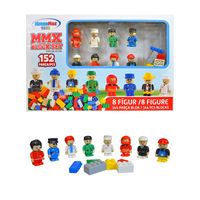 MİCROMAX MMX BLOCKS SET 02-034 8 FİGÜR 144 PARÇA BLOK 152 PARÇA 3+ 1