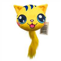 2C SQUİSH DELİGHT KÖPÜK OYUNCAK KUYRUKLU KEDİ SARI 13 CM 6 LI 2