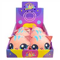 2C SQUİSH DELİGHT KÖPÜK OYUNCAK KUYRUKLU KEDİ PEMBE 13 CM 6 LI 1