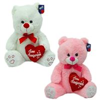 HALLEY PELÜŞ PL62528 KALPLİ AYI 50 CM 1