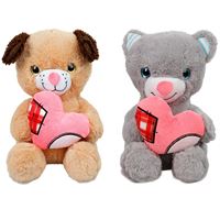 HALLEY PELÜŞ PL62560 PEMBE BURUNLU HAYVANLAR 35 CM 1