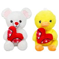 HALLEY PELÜŞ PL62560 PEMBE BURUNLU HAYVANLAR 35 CM 3