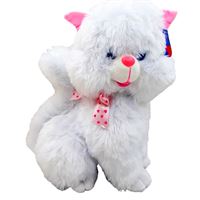 HALLEY PELÜŞ PL62585 OTURAN TOMBUL KEDİ 50 CM 1