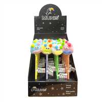 MUNİS KURŞUN KALEM MNS014 PELÜŞ CUTE MONSTER BAŞLIKLI 24 LÜ 1