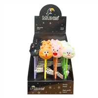 MUNİS KURŞUN KALEM MNS037 PELÜŞ KEDİ BAŞLIKLI 24 LÜ 1