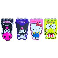 KUROMİ - HELLO KİTTY NOT DEFTERİ ÜSTTEN SPİRALLİ KARAKTER KESİMLİ 168-42 2