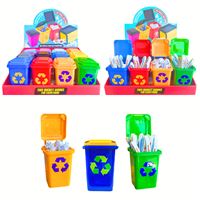 MULTİ PURPOSE TRASH ÇÖP KOVASI 3040 PLASTİK MASAÜSÜ 12.5 CM 12 Lİ 1