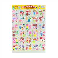 ALT 3D STİCKER ALT-3039 PLASTİK DEKORATİF SÜS ÇIKART VE YAPIŞTIR 30 LU 1