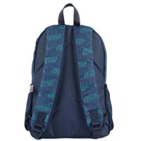 NO FEAR OKUL ÇANTASI 03530 LACİVERT YEŞİL BASKILI ÇİFT BÖLMELİ 2