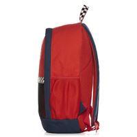 NO FEAR OKUL ÇANTASI 03617 KIRMIZI DAMA ŞERİTLİ ÜÇ BÖLMELİ 2