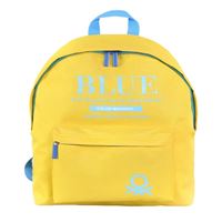 UNİTED COLORS OF BENETTON OKUL ÇANTASI 03813 SARI MAVİ ÇİFT BÖLMELİ 5