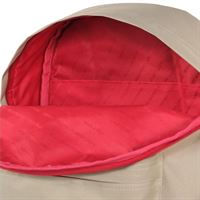 UNİTED COLORS OF BENETTON OKUL ÇANTASI 03821 BEJ KIRMIZI ÇİFT BÖLMELİ 2
