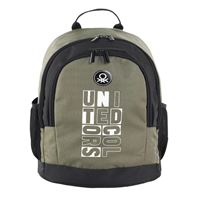 UNİTED COLORS OF BENETTON OKUL ÇANTASI 04292 HAKİ SİYAH ÇİFT BÖLMELİ 4