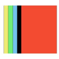 MCOLOR FON KARTONU 50x70 160 GR KARIŞIK 5 RENK 100 LÜ 1