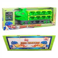 PRESTİJ DİNOZORLU TIR YARIŞ PİSTLİ 1618 2 METAL ARABA 24 ARAÇ KAPASİTE +3 1