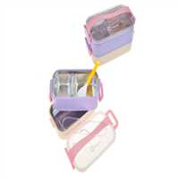 FİXPOİNT PASLANMAZ ÇELİK BESLENME KABI P-1438 ÇİFT KATLI 1200 ML 2
