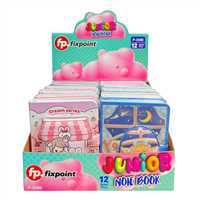 FİXPOİNT NOT DEFTERİ P-3486 DİKİŞLİ PUFFY KAPAK 8x10 CIRTCIRTLI 128 YP 12 Lİ 1