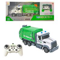 ASYA KUMANDALI ÇÖP KAMYONU QH9003-1/2 2.4 GHZ 11 CH 1:12 SCALE SESLİ IŞIKLI ŞARJLI 6+ 1