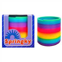 BAŞEL SPRİNGKY STRES YAYI SM110 BÜYÜK RAİNBOW SPRİNG AMERİCAN COLORED 3+ 1