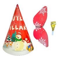 LAÇO YILBAŞI ŞAPKASI-GÖZLÜK-KAYNANA DİLİ LC0156 KATYON SET 3 LÜ 2