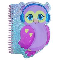 MİSYON NOT DEFTERİ MSY-5624 BAYKUŞ SPİRALLİ KABARTMALI KARAKTER KESİM 1