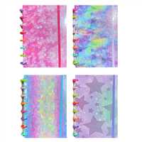 MİSYON DEFTER A5 RENKLİ SPİRALLİ SİMLİ KAPAK MSY-5643 AYRAÇLI ÇİZGİLİ LASTİKLİ 3