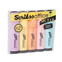 SCRİKSS FOSFORLU KALEM PASTEL RENK 5 Lİ S712 1