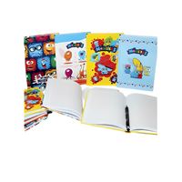 BAYINDIR NOT DEFTERİ DİKİŞLİ SERT KAPAK 14x20 MONSTER 120 YP ÇİZGİLİ BAD0476 1