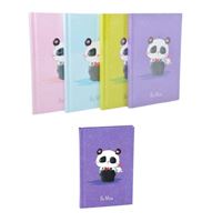 BAYINDIR NOT DEFTERİ DİKİŞLİ SERT KAPAK 17x24 PANDA 144 YP KARELİ BAD0485 1
