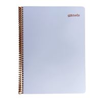 MYNOTE PASTEL DEFTER A4 PP KAPAK SPİRALLİ 80 YP KARELİ İVORY 70 GR 3 LÜ LİLA MPA-Lİ-A480-K 1