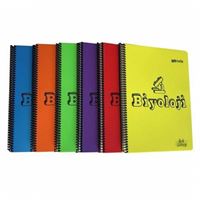 MYNOTE BİYOLOJİ DEFTERİ A4 PP KAPAK SPİRALLİ 120 YP 6 LI MYN-BIY-120-K 1