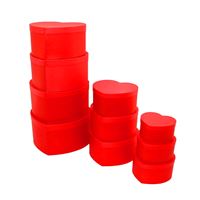 SEVER HOME HEDİYE KUTUSU SVR-ZH56806 KALP KIRMIZI 10 LU 1