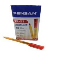 PENSAN TÜKENMEZ KALEM ÜÇGEN KIRMIZI 1.0 50 Lİ TR-23 1