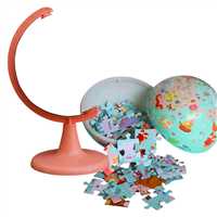GÜRBÜZ PUZZLE 48156 MERMAİD JOURNEY KÜRE 15 CM 54 PARÇA 3+ 2