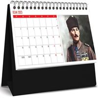KESKİN MASA TAKVİMİ 2023 MTP-801 820601 ÜÇGEN PLASTİK ATATÜRK 1