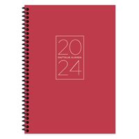 KESKİN AJANDA 2024 830623 17x24 SPİRALLİ SERT KAPAK 72 YP HAFTALIK KIRMIZI 1