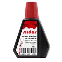 SIRDAŞ TAHTA KALEM MÜREKKEBİ KIRMIZI 28 ML 10 LU INK-7032 1