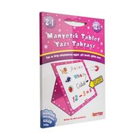 DİYTOY MANYETİK TABLET MT85102 YAZI TAHTASI 2 İN 1 PEMBE 3+ 2