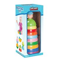 PİLSAN EDUCATİONAL STACKİNG CUPS 03-264 EĞİTİCİ RENKLİ KAPLAR 12M+ 3
