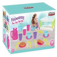 PİLSAN HAMARAT TWO TİER TEA 03-336 İKİ KATLI ÇAY SETİ 3+ 2