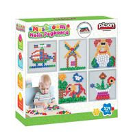 PİLSAN MUSHROOM NAİLS PEGBOARD 03-333 EĞİTİCİ MANTARCIK VE DÜĞMELER 512 PARÇA 3+ 2
