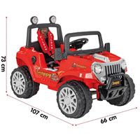 PİLSAN SNAPPY ARABA 05-239 AKÜLÜ 12V KIRMIZI 1