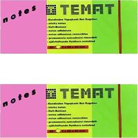 TEMAT YAPIŞKANLI NOT KAĞIDI 3x50x40 3 RENK 80 YP 4 LÜ PK 10770 1
