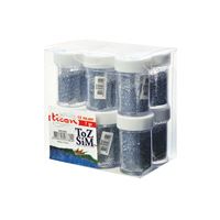 TİCON TOZ SİM TUZLUK 7 GR GÜMÜŞ 12 Lİ 66304 1