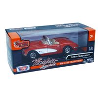 VARDEM SÜRTMELİ METAL ARABA 73216AC TİMELESS LEGENDS 1959 CORVETTE 1.24 3+ 3