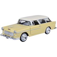 VARDEM SÜRTMELİ METAL ARABA 73248AC TİMELESS LEGENDS 1955 CHEVY BEL AİR NOMAD 1.24 3+ 1