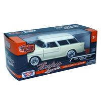 VARDEM SÜRTMELİ METAL ARABA 73248AC TİMELESS LEGENDS 1955 CHEVY BEL AİR NOMAD 1.24 3+ 3