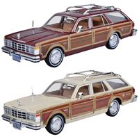VARDEM SÜRTMELİ METAL ARABA 73331AC TİMELESS LEGENDS 1979 CHRYSLER LEBARON TOWN COUNTRY 1:24 3+ 1