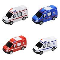 VARDEM ÇARP DÖN PLASTİK ARABA 488-588-388-688 AMBULANS İTFAİYE POLİS JANDARMA PİLLİ IŞIKLI SESLİ 3+ 1