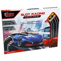 VARDEM KUMANDALI YARIŞ SETİ JJ 143-1 SLOT RACİNG PİLLİ 1 ARAÇLI 1:64 420 CM 6+ 2